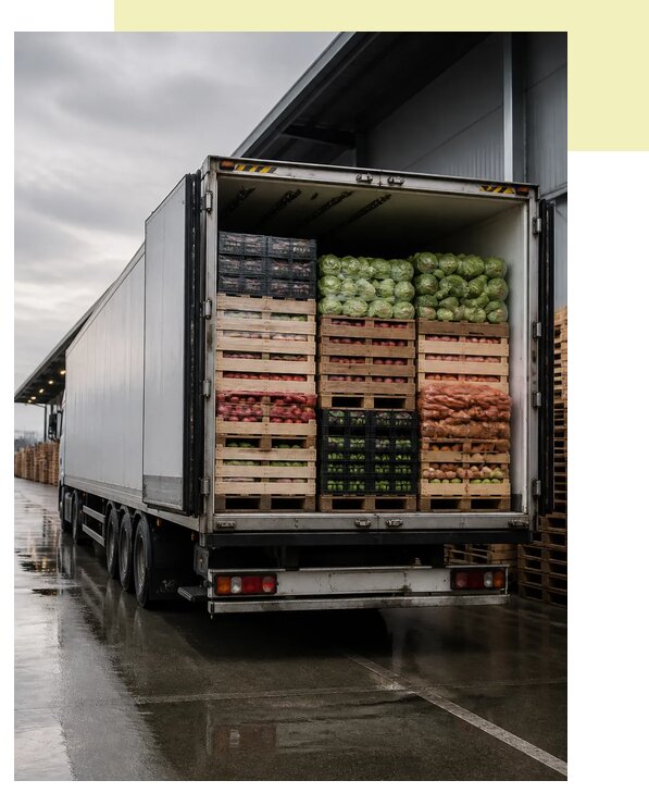 Перевозка плодоовощной продукции в Коломну по цене от 5070 р. | Агросервис-Клм